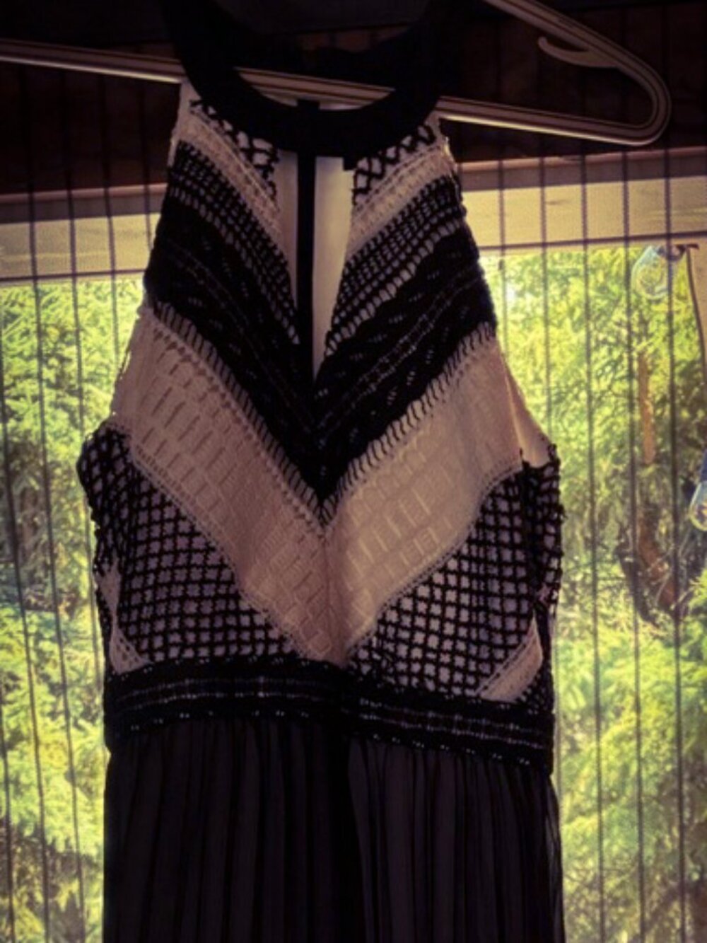 Guess Dress Sheer Bottom